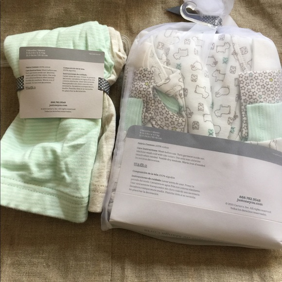 Carters Precious Firsts 100% cotton baby clothes - Picture 4 of 4